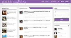 Desktop Screenshot of femaleforum.com